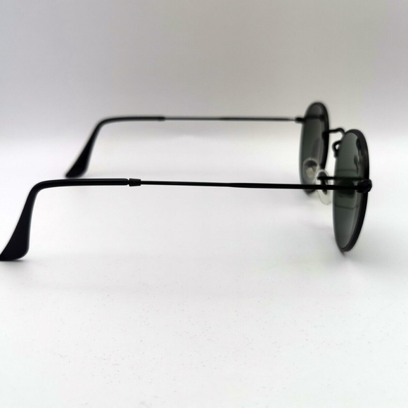 LIKE NEW RayBan Round Metal RB3447 Black Ray ban Sunglasses - Picture 6 of 13
